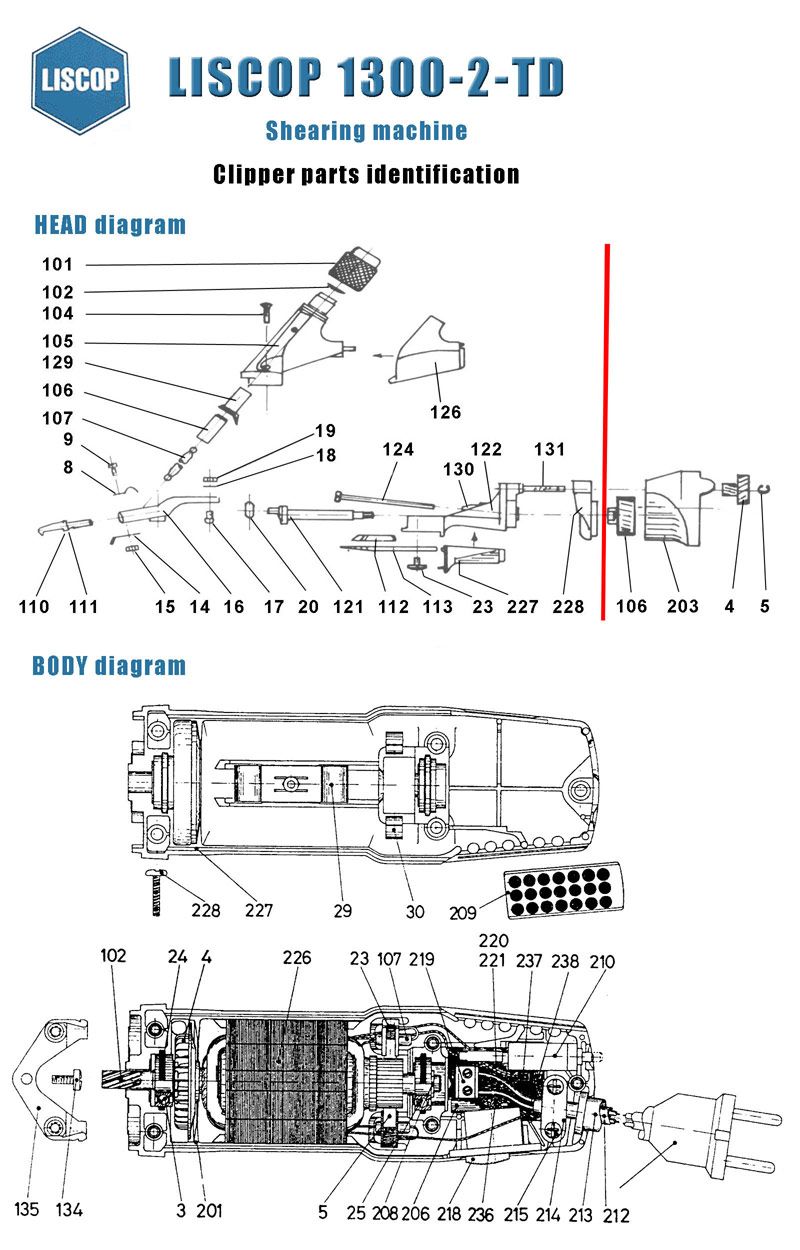 Parts diagram