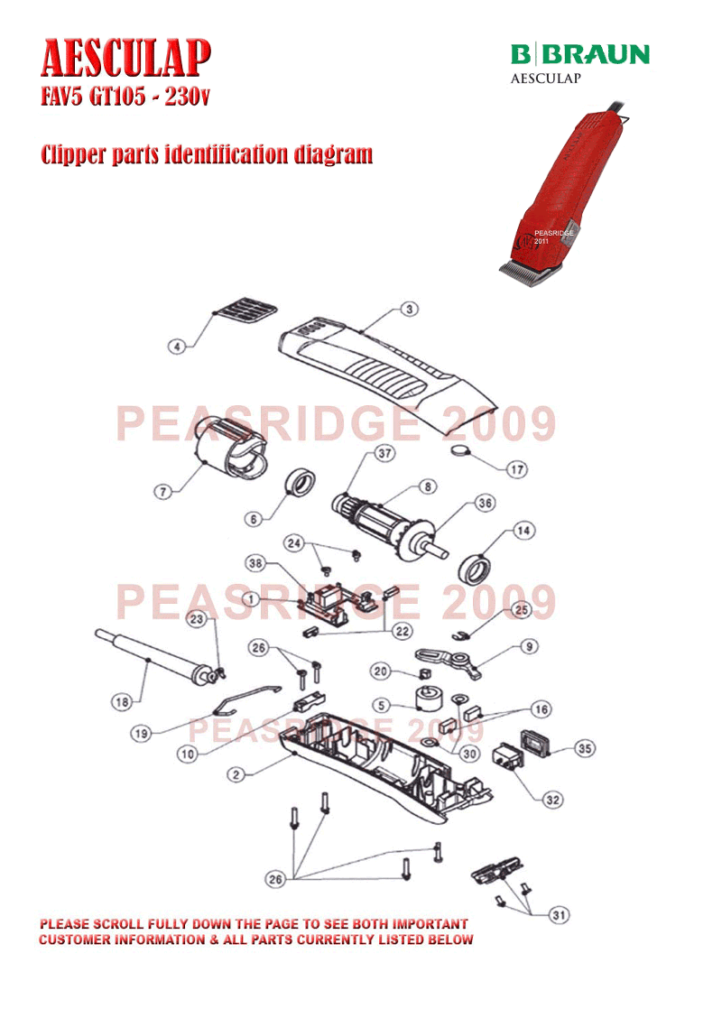 Parts diagram