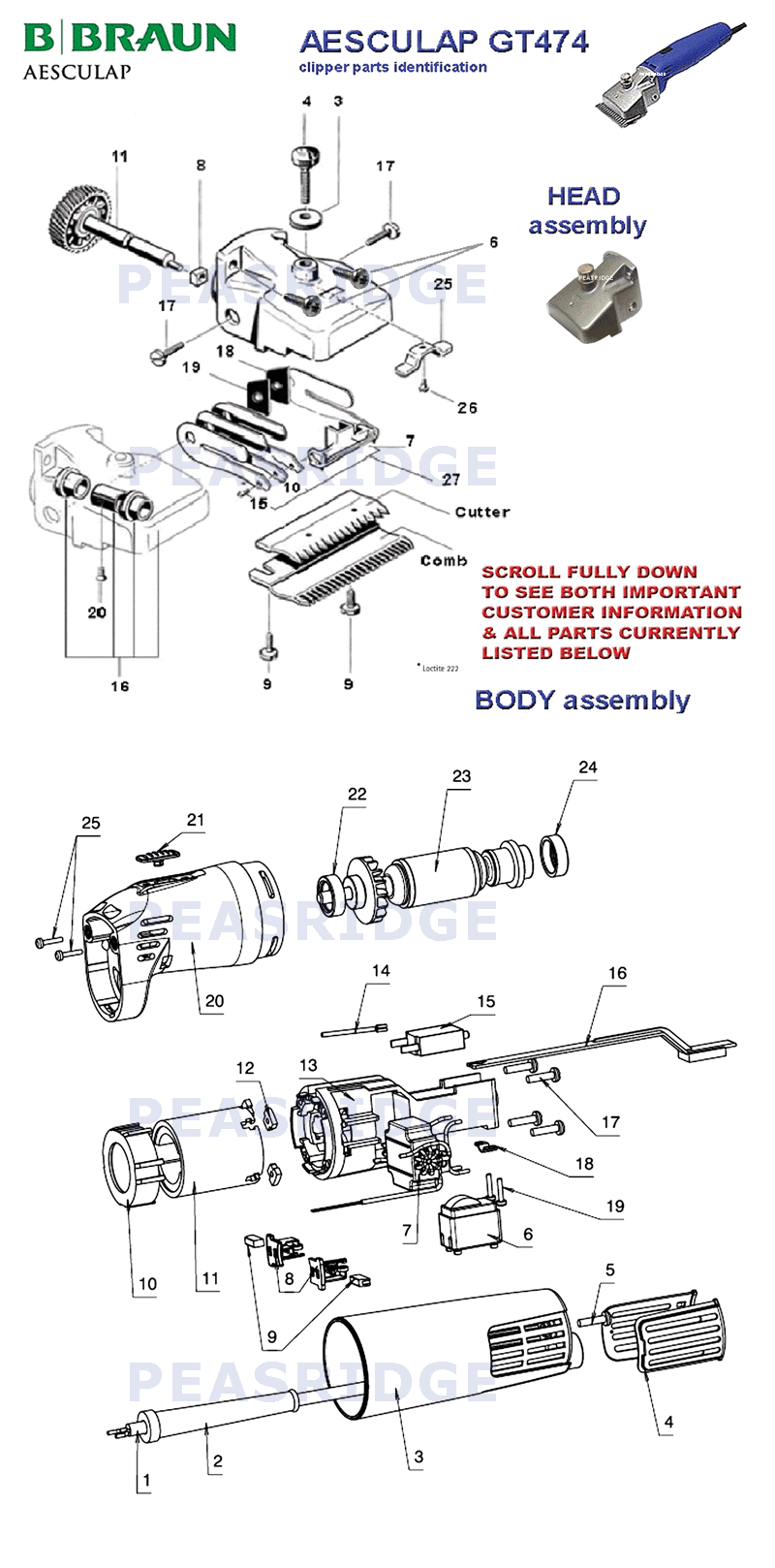 Parts diagram