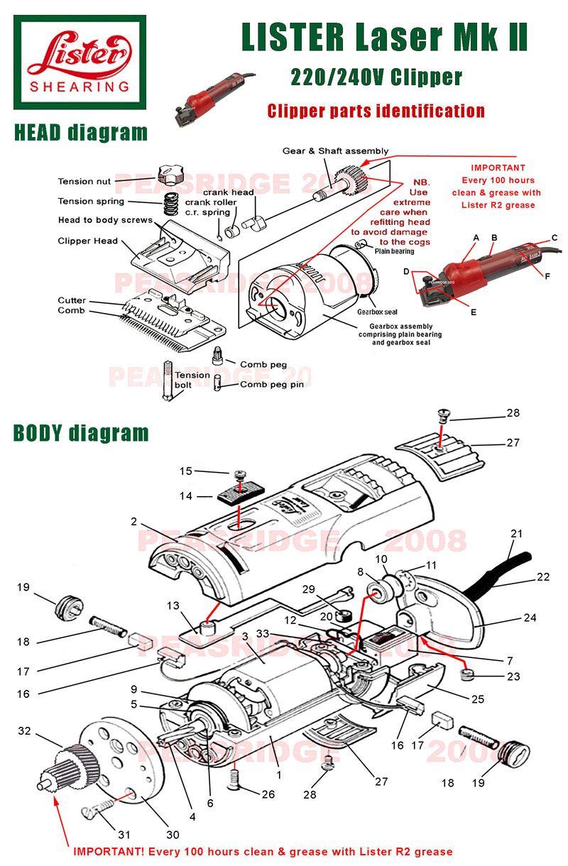 Parts diagram