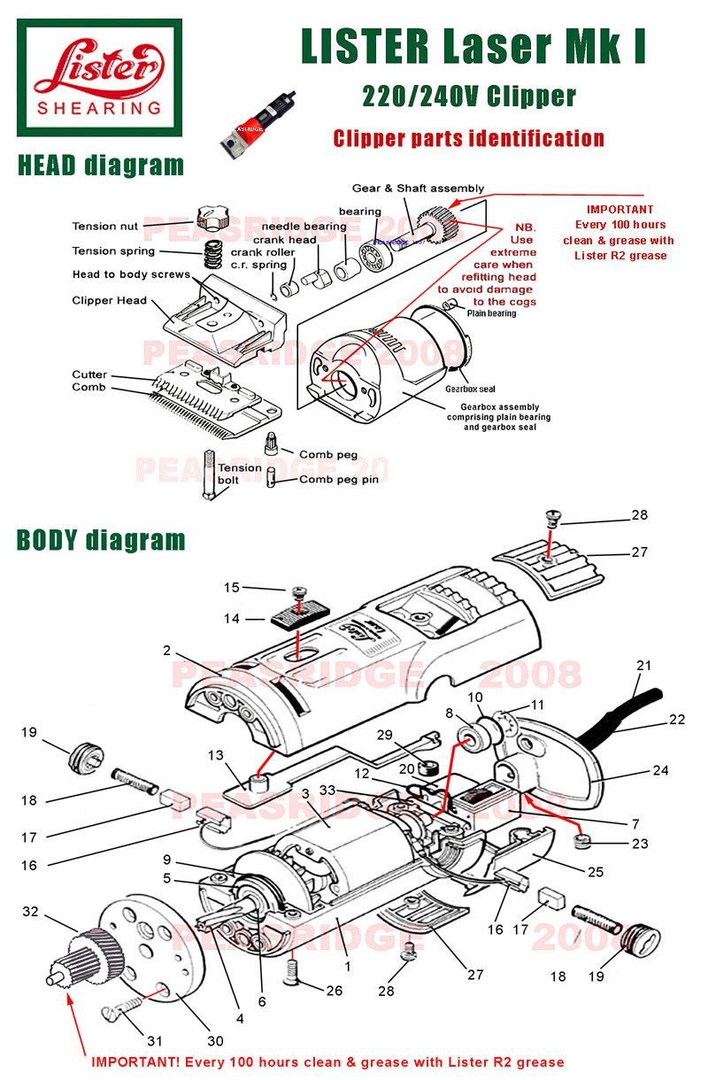 Parts diagram