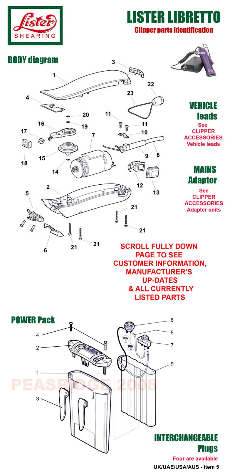 Parts diagram