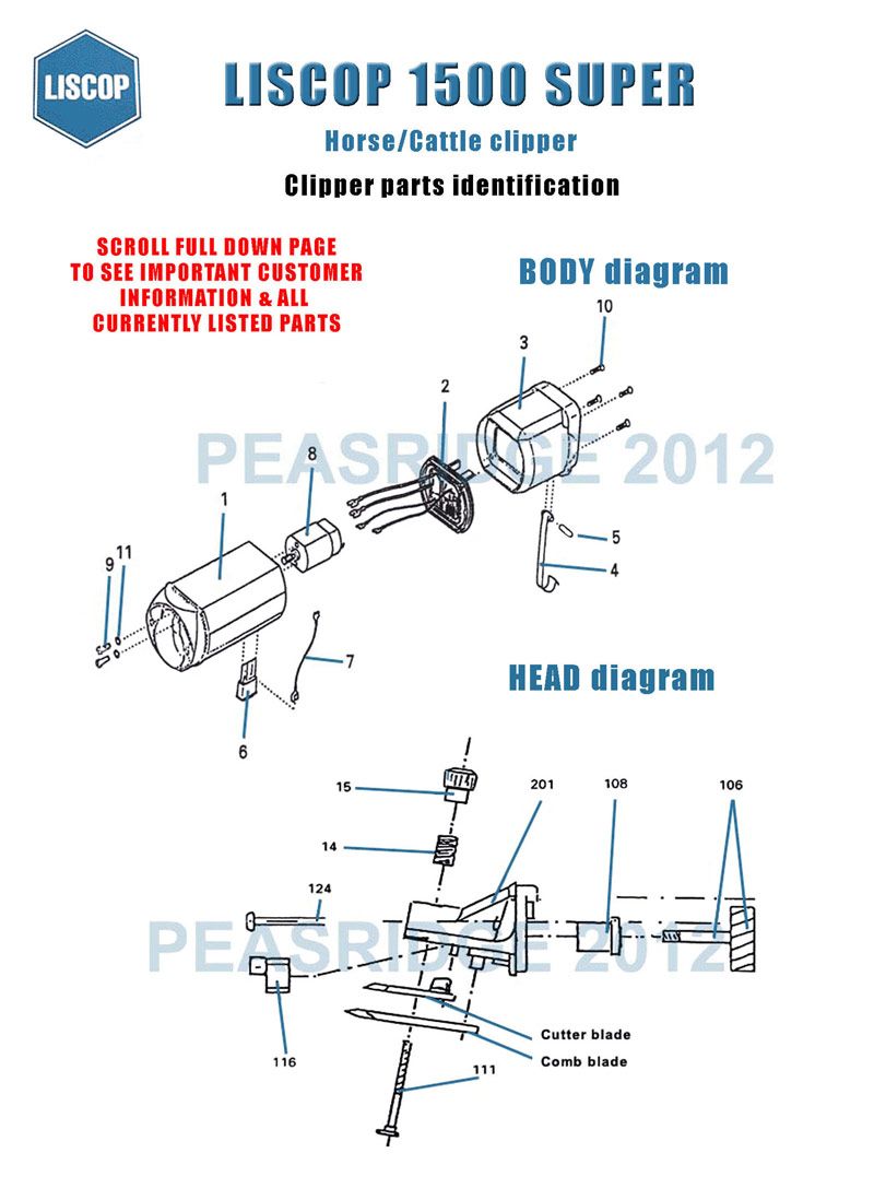 Parts diagram