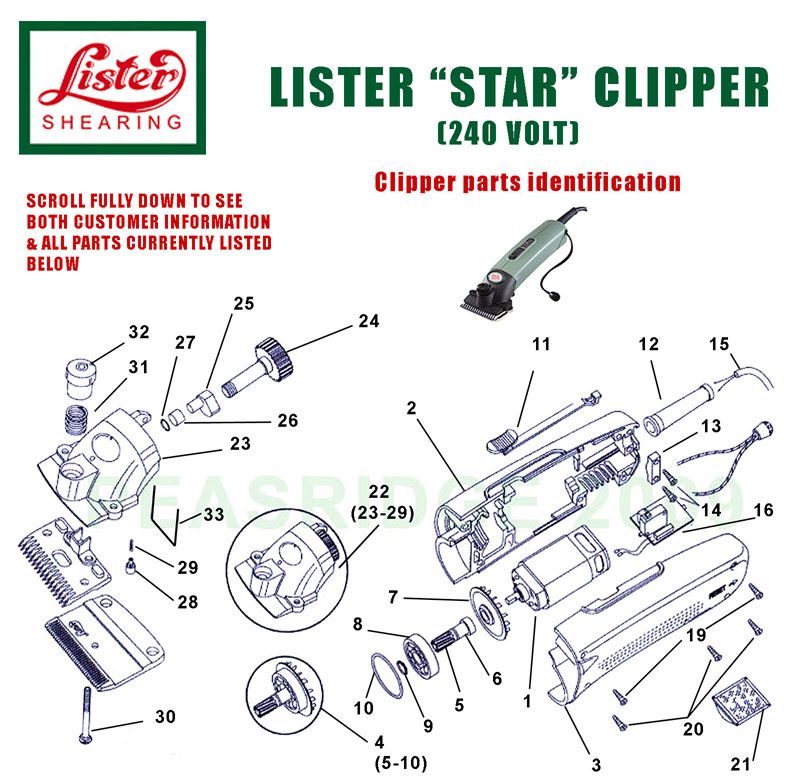 Parts diagram