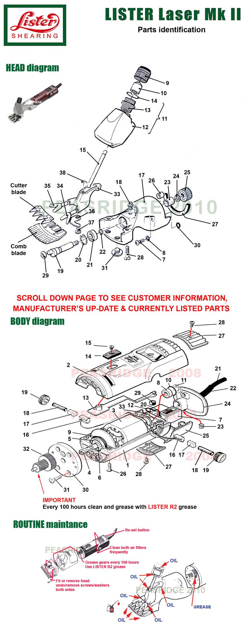 Parts diagram