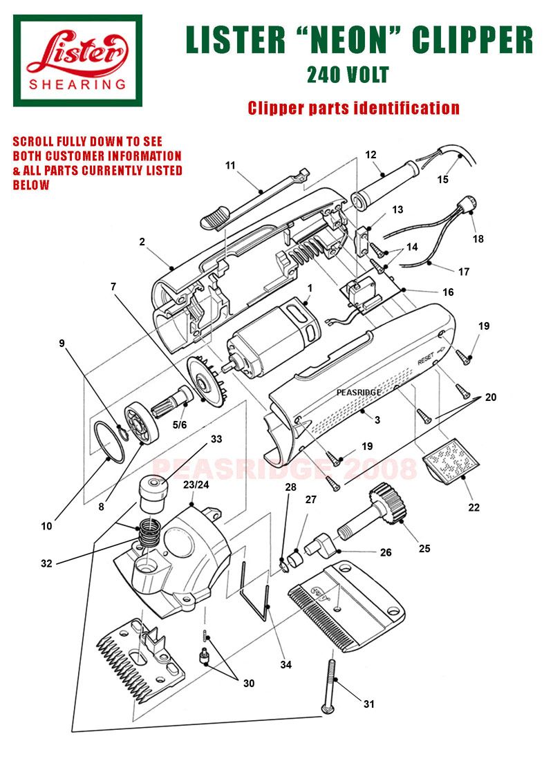 Parts diagram