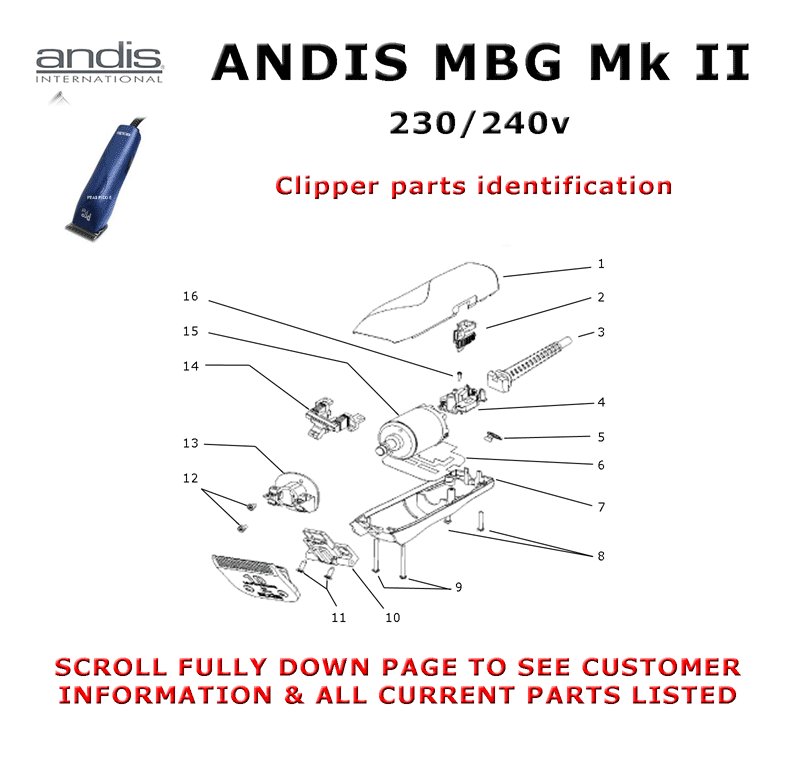 Parts diagram