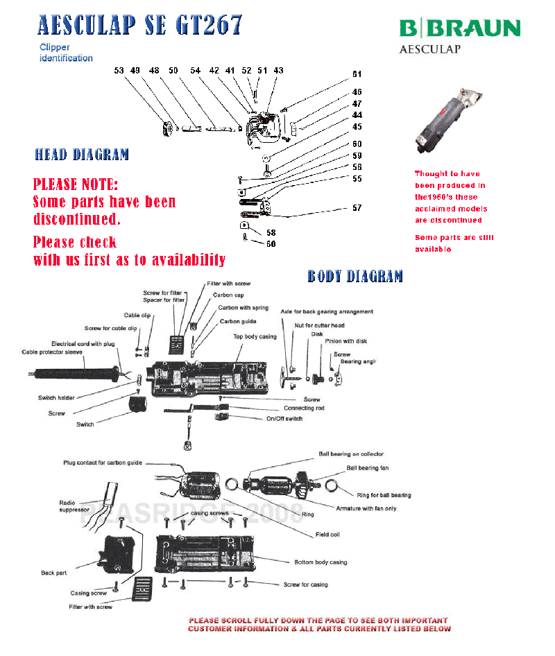 Parts diagram