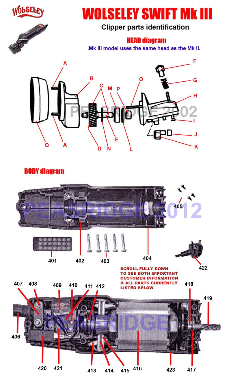 Parts diagram