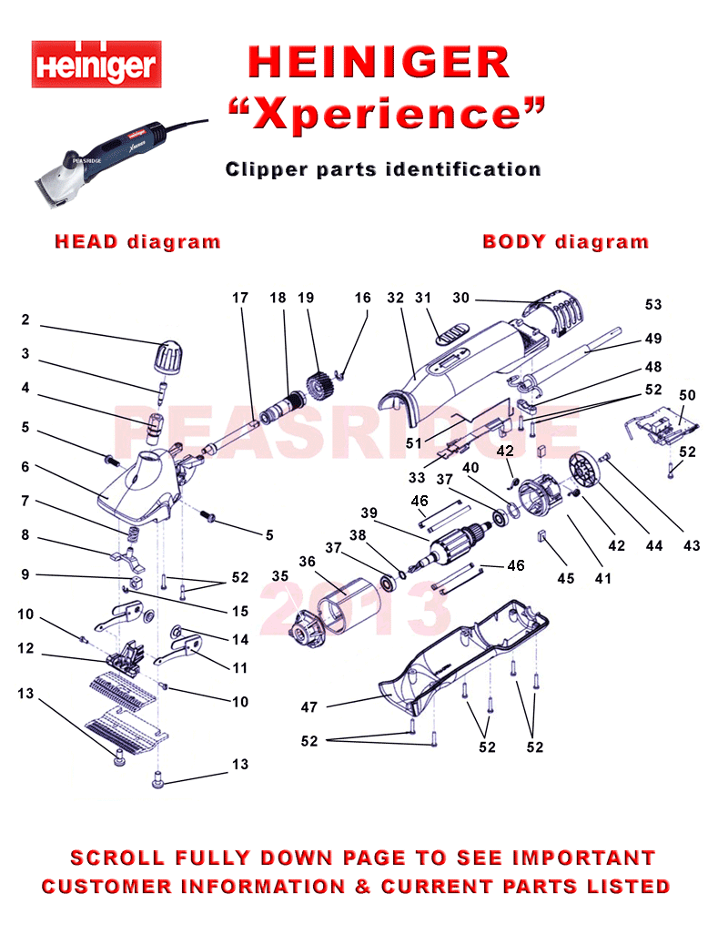 Parts diagram