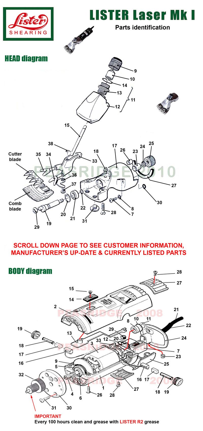 Parts diagram