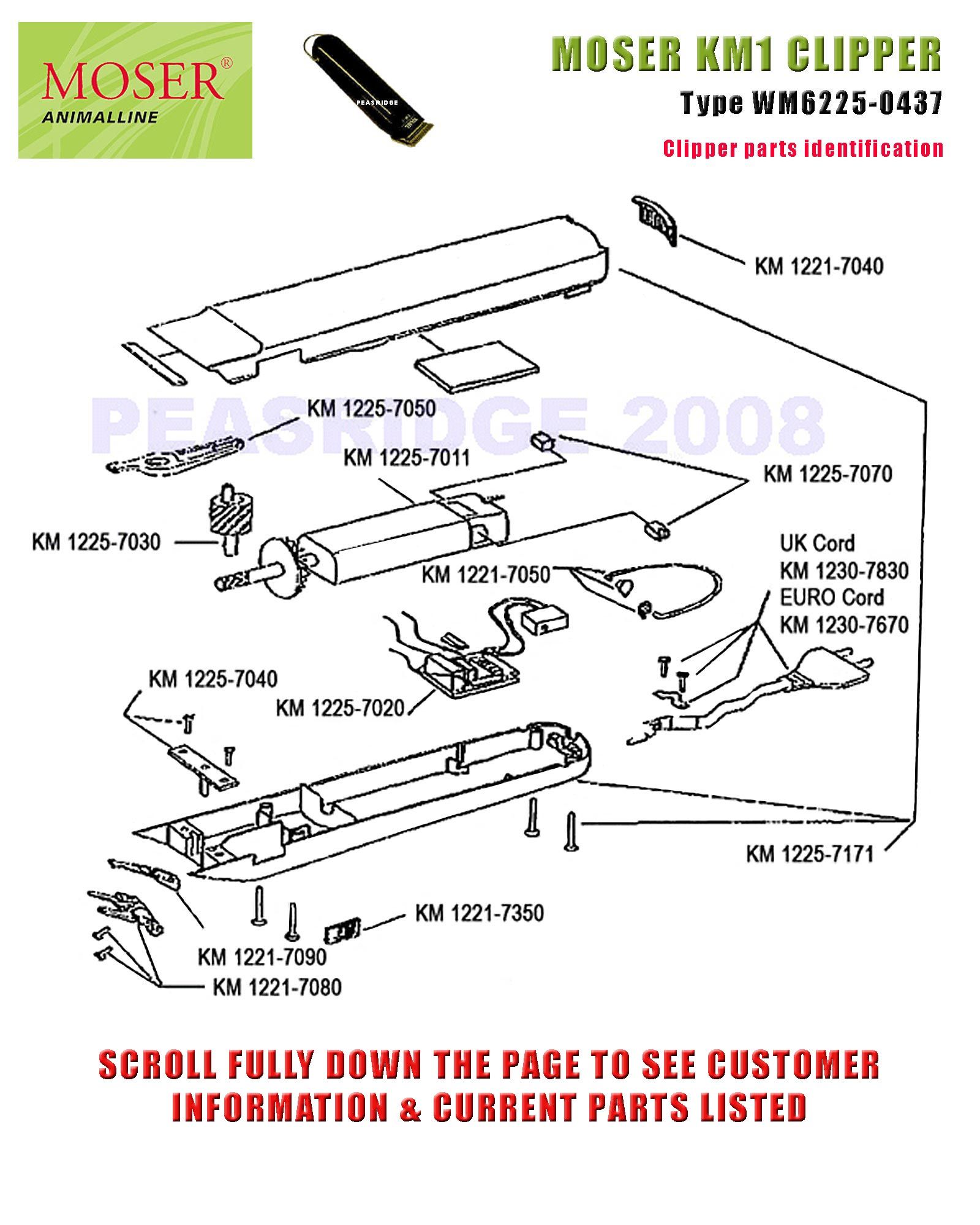 moser 1400 parts